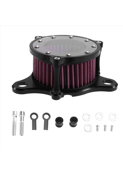 Motosiklet Hava Filtre Kiti Harley Sportster Için Hava Temizleyici Seti XL883 XL1200 Demir 883 48 72 1991-2021 (Yurt Dışından) modelleri