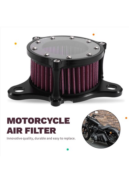 Motosiklet Hava Filtre Kiti Harley Sportster Için Hava Temizleyici Seti XL883 XL1200 Demir 883 48 72 1991-2021 (Yurt Dışından) indirimleri