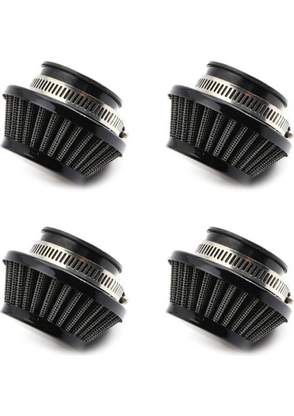 4 Adet 42 mm Hava Filtresi 47CC 49CC Süper Çocuk Motosikleti Yükseltme Kiti Mini Dirt Bike Atv Quad Alüminyum Hava Filtresi Siyah (Yurt Dışından)