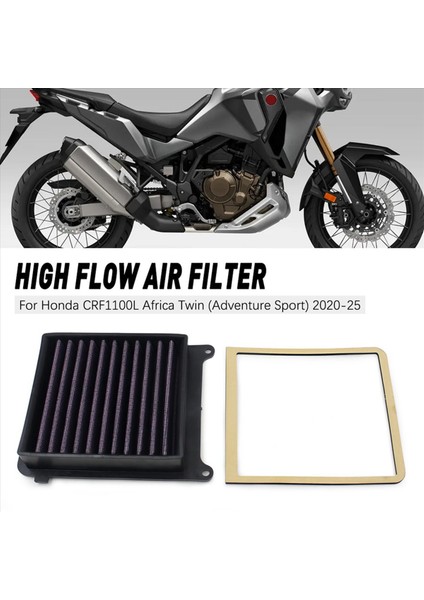 2x Motosiklet Hava Filtresi Honda CRF1000L Afrika Ikiz Macera Spor 2020-2025 Motosiklet Aksesuarları (Yurt Dışından) modelleri