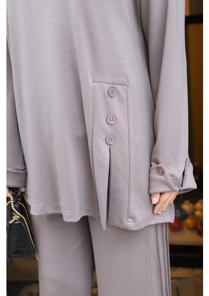 Düğmeli Modal Takım indirimleri