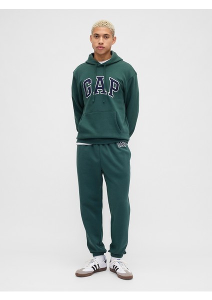 Erkek Yeşil Relaxed Gap Logo Jogger Eşofman Altı