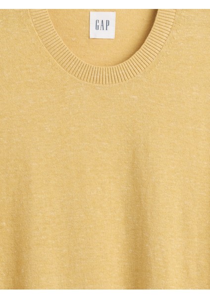 Erkek Sarı Bisiklet Yaka Kazak modelleri