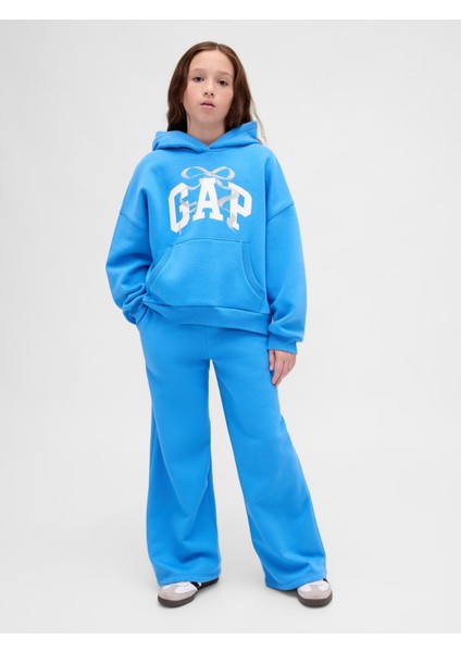 Kız Çocuk Açık Mavi Vintagesoft Baggy Eşofman Altı