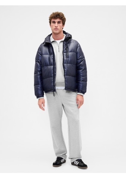 Erkek Gri Heavyweight Oversized Yarım Fermuarlı Polo Sweatshirt indirimleri