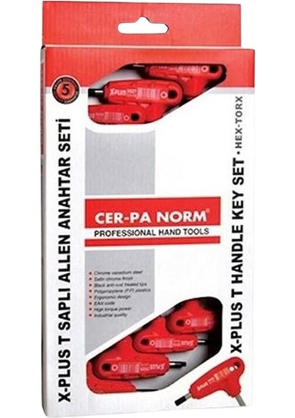 T Saplı Torx Allen Anahtar Seti 7 Parça fiyatları