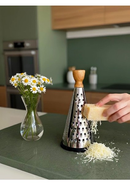 Akasya Saplı Paslanmaz Çelik Rende