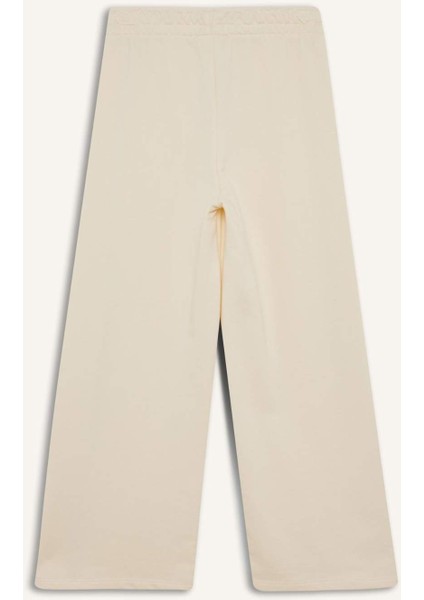 Kız Çocuk Wide Leg Beli Lastikli Geniş Bol Paça Eşofman Altı D9250A825SP