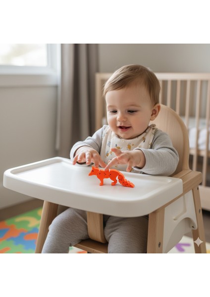 Bast Tasarım 3D Yazıcı Hareketli Eklemli Tilki Oyuncak Figür fiyatları