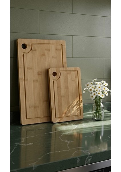 2'li Bambu Kesme Tahtası
