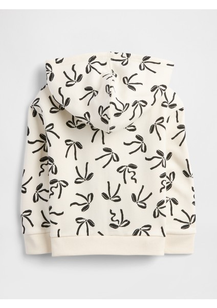 Kız Bebek Kırık Beyaz Gap Logo Fermuarlı Sweatshirt modelleri