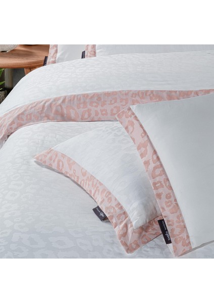 Lopez Çift Kişilik %100 Pamuk Saten "300 Tc" Nevresim Takımı Somon modelleri