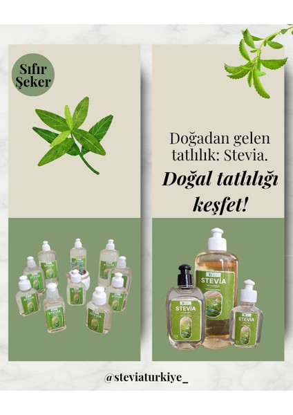 Sıfır Kalori Doğalşeker Stevia Şekerotu 400 gr Jel Form