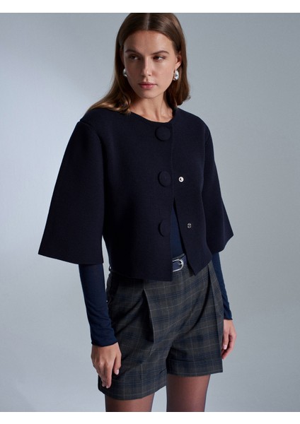 71666 Kemerli Pensli Mini Şort-Antrasit modelleri