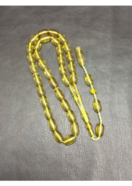 Zeytinyağ Yeşili Kapsül Kesim Üst Düzey Toz Kehribar Tesbih modelleri