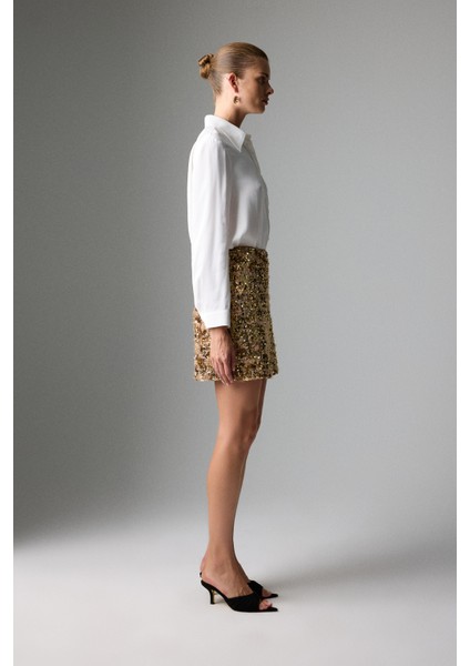 Payet Mini Etek Gold K2615069_076 modelleri