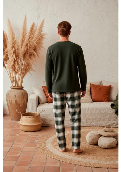 Baba Oğul Polar Pijama Takımı – Geyikli Yılbaşı Aile Kombini modelleri