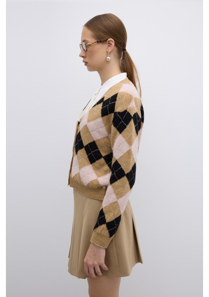 V Yaka Triko Hırka Standart Renk K2671004_089 indirimleri