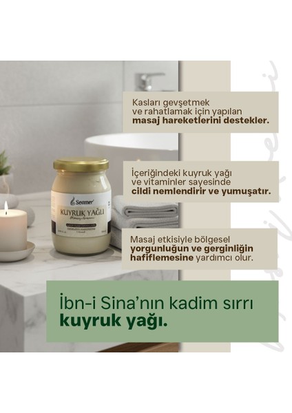 Kuyruk Yağlı Masaj Kremi 180ML x 3 fiyatları