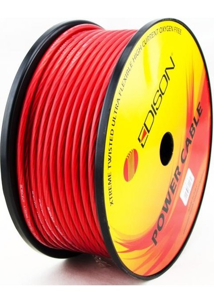 Pw-8ga Oto Anfi Tesisat Kablosu Silikon 4ga 50 Metre