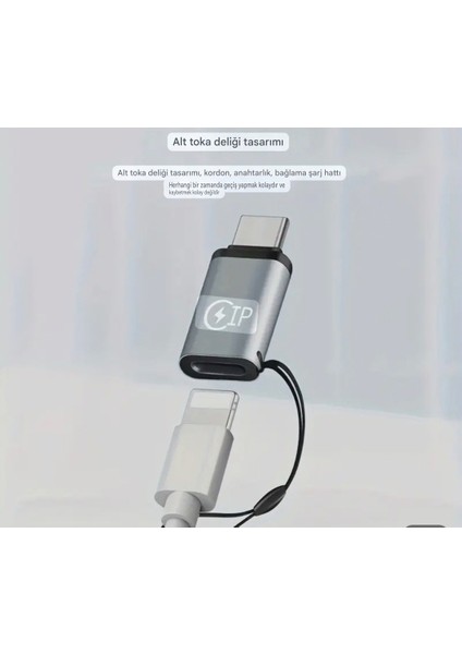 Type-C To Iphone Lightning 20W Hızlı Adaptör Çevirici Ce Lisanslı Sağlam fırsatları