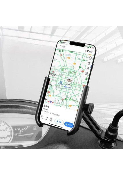 Dikiz Ayna Bağlantılı Alüminyum Motosiklet Telefon Tutacağı fırsatları