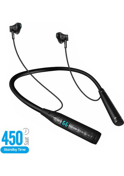 450 Saat Boyundan Askılı Bluetooth Kulaklık — iPhone 13 Pro Max / 11 Pro / Xr (Net Iletişim Koruma)