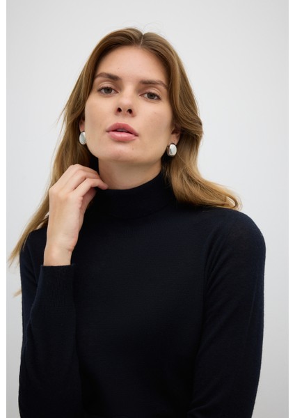 Yün Karışımlı Triko Kazak Siyah K2671025_001 fırsatları