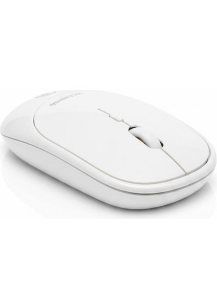 Buffer® Beyaz Renkli Ergonomik Sessiz Kablosuz Mouse - USB Alıcılı, Ofis ve Oyun Için Konforlu Bilgisayar Faresi MS6310 fırsatları