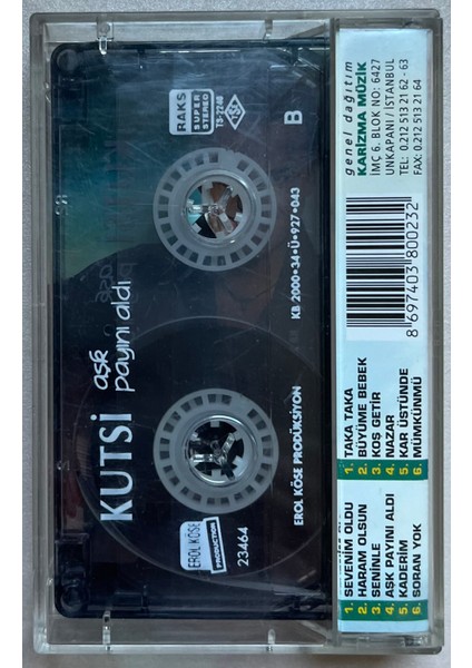 Kutsi Aşk Payını Aldı Kaset (Orijinal Dönem Baskı Kaset) fiyatları