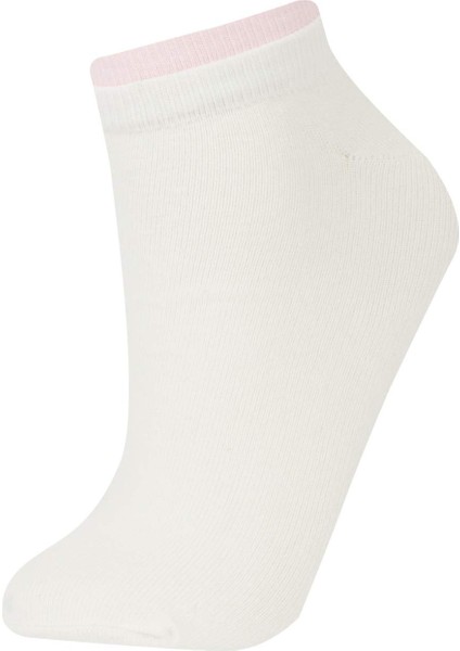 Kadın 3'lü Pamuklu Patik Çorap E2096AXNS