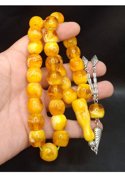 Özel Büyük Model Turuncu Renk Fıçı Kesim Toz Kehribar Tesbih fiyatları