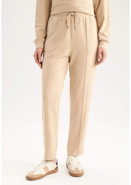 Harem Basic Düz Sweatshirt Kumaşı Pantolon D9363AX25SP