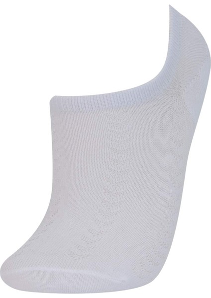 Kadın 3'lü Pamuklu Sneaker Çorap