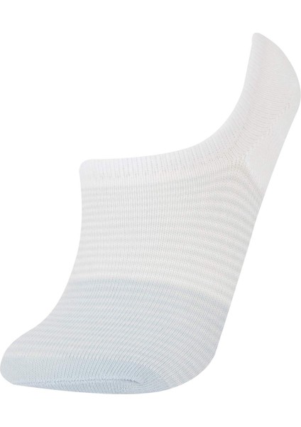Kadın 3'lü Pamuklu Sneaker Çorap