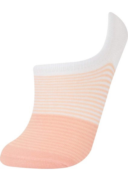 Kadın 3'lü Pamuklu Sneaker Çorap