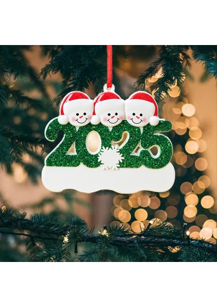 2025 Kişiselleştirilmiş Aile Noel Süsleri Özel Ad Metinli Aile Noel Ağacı Süsü 3 Kişilik Aile (Yurt Dışından) modelleri