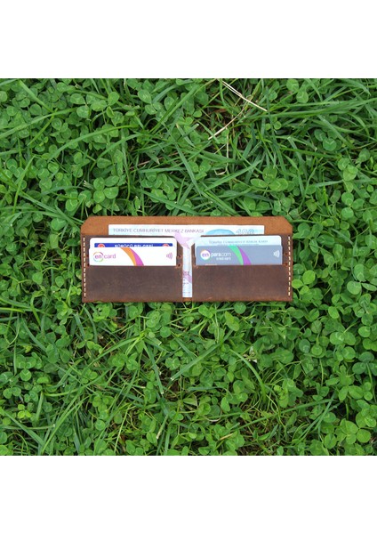 Taba Kahverengi Hakiki Deri Cüzdan - Basic modelleri