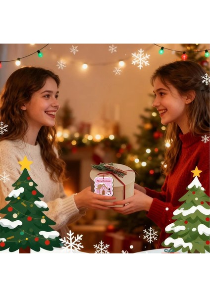 Dize ile Noel Etiketleri 30 Parça Kart Süsleri Tatil Doğum Günü Için Dize ve Delikli Ahşap Noel Etiketleri (Yurt Dışından) fiyatları