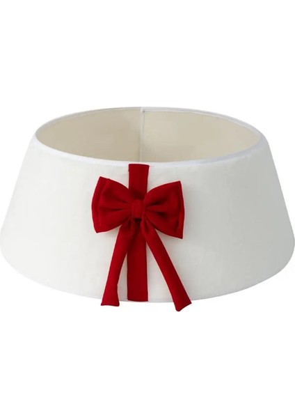 Noel Ağacı Etek Peluş Tatil Dekorasyonu Bowknot ile Yeniden Kullanılabilir Noel Ağacı Standı Etek Kapalı Açık A Için (Yurt Dışından)