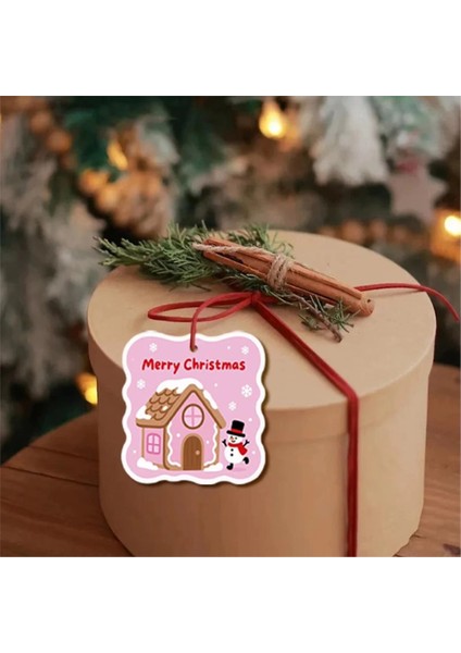 Dize ile Noel Etiketleri 30 Parça Kart Süsleri Tatil Doğum Günü Için Dize ve Delikli Ahşap Noel Etiketleri (Yurt Dışından) indirimleri