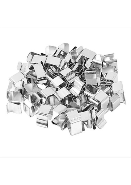 50X Noel Işık Klipleri Noel Fener Kanca Açık Fener Kablo Klipsi Noel Dekoratif Fener Klipsi (Yurt Dışından)