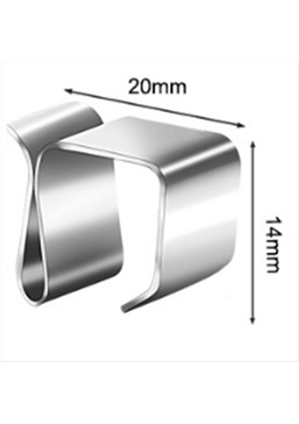 50X Noel Işık Klipleri Noel Fener Kanca Açık Fener Kablo Klipsi Noel Dekoratif Fener Klipsi (Yurt Dışından) fırsatları