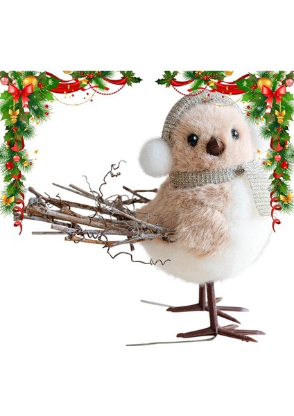 Noel Süsleri Tatil Süslemeleri Noel Köpük Kuş Kolye Yatak Odası Balkonlar Kapılar Duvar Bahçe Yard B (Yurt Dışından) fiyatları