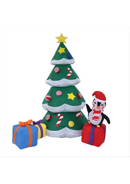 Şişme Noel Ağacı 5 9ft Işıklı Tatil Partisi Havaya Uçurmak Noel Ağacı Şişme Açık Hava Süslemeleri Abd (Yurt Dışından)