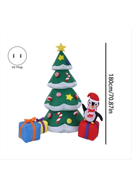 Şişme Noel Ağacı 5 9ft Işıklı Tatil Partisi Havaya Uçurmak Noel Ağacı Şişme Açık Hava Süslemeleri Abd (Yurt Dışından) indirimleri