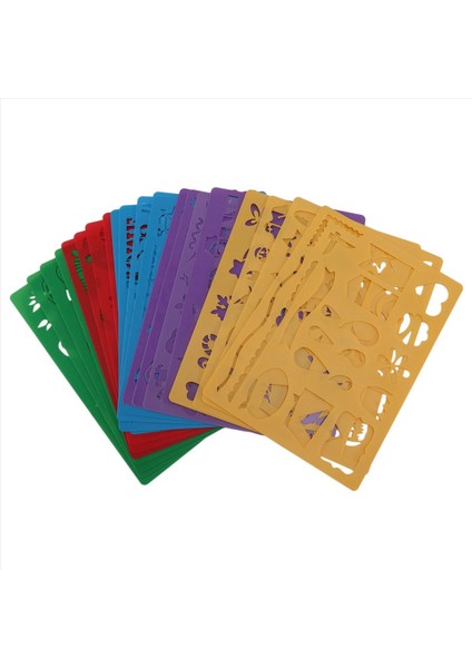 60 Adet Çocuk Noel Cadılar Bayramı Dıy Çizim Şablonları Içi Boş Tahta Seti Çocuklar Için Plastik Boyama Şablonu (Yurt Dışından) fiyatları