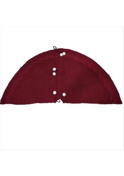 48 Inç Noel Ağacı Etek Büyük Noel Ağacı Etekler Yuvarlak Taban Etek 6-8ft Noel Ağacı Dekorasyon Noel Dekor Kırmızı (Yurt Dışından) fiyatları