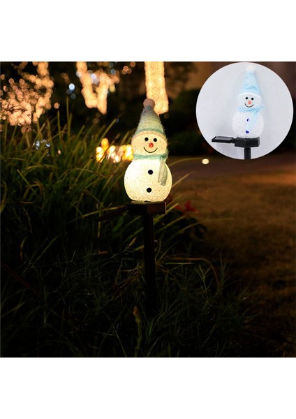 3x Noel Süslemeleri Güneş Işıkları Açık Bahçe Dekor Kardan Adam-Noel Süsleri Güneş Enerjili Bahçe Dekor F (Yurt Dışından) indirimleri