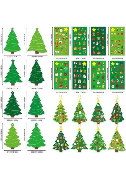 Çocuklar Noel Ağacı Interaktif Süsler Çıkartmalar Oda Duvar Sınıf Daire Içi Için Yürümeye Başlayan Noel Ağacı (Yurt Dışından) modelleri